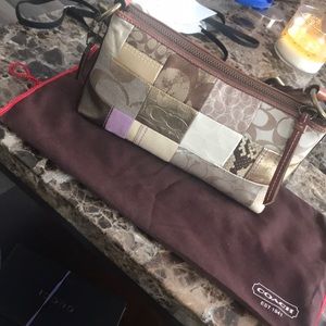 Coach patch work bag